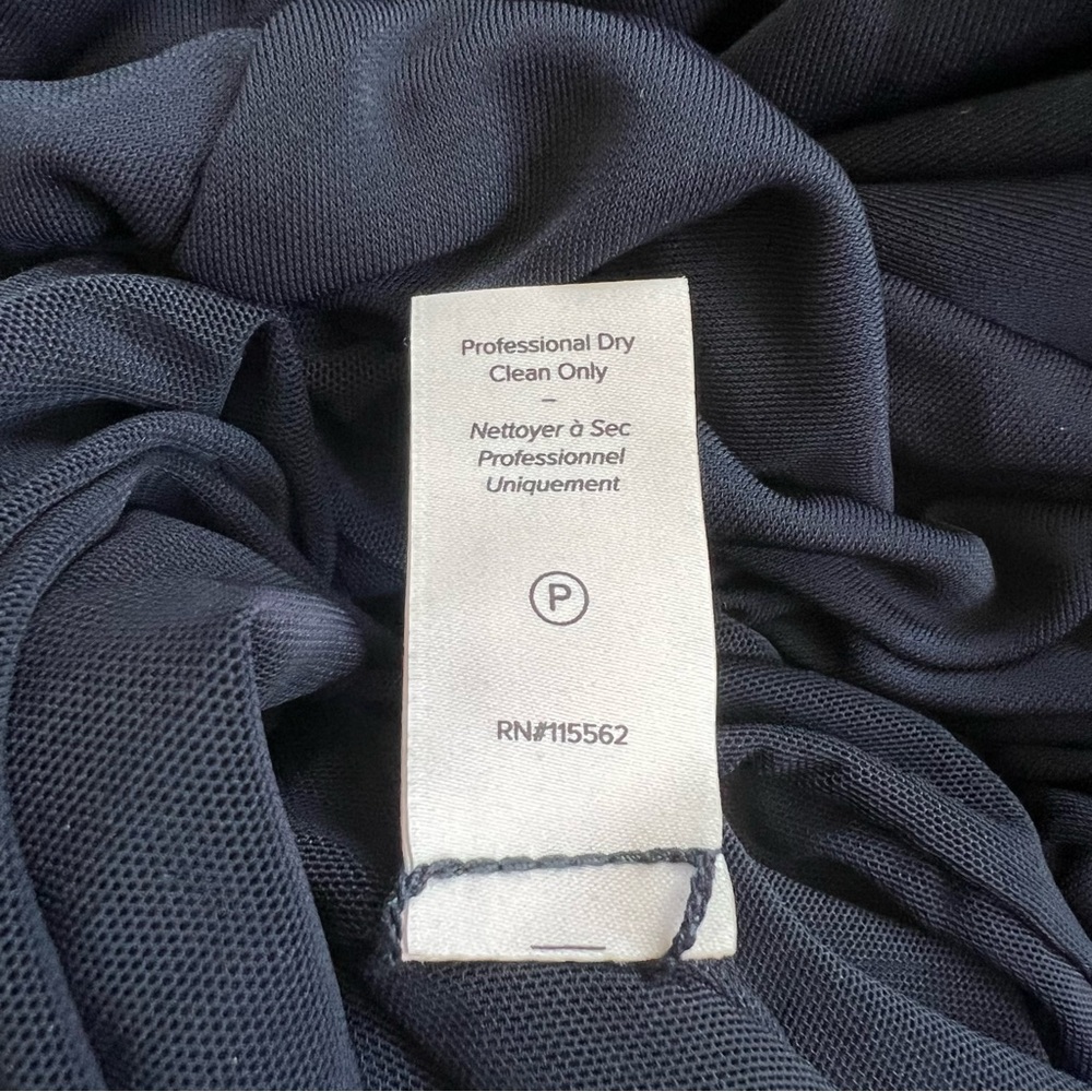 Cinq à Sept Destiny Plunge Mini Dress Navy NWT - Picture 9 of 9